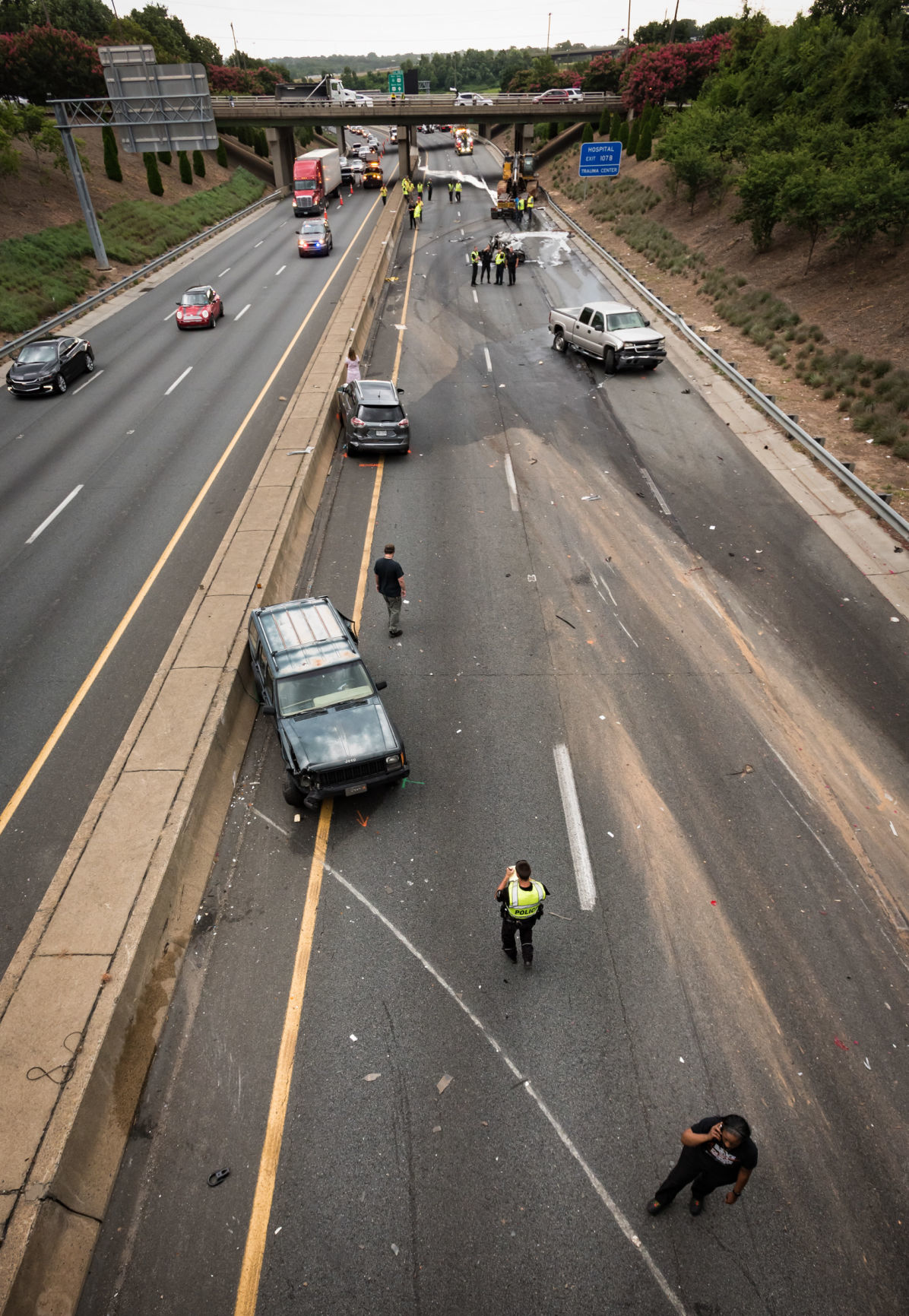 Southbound U.S. 52 Multi-Vehicle Crash